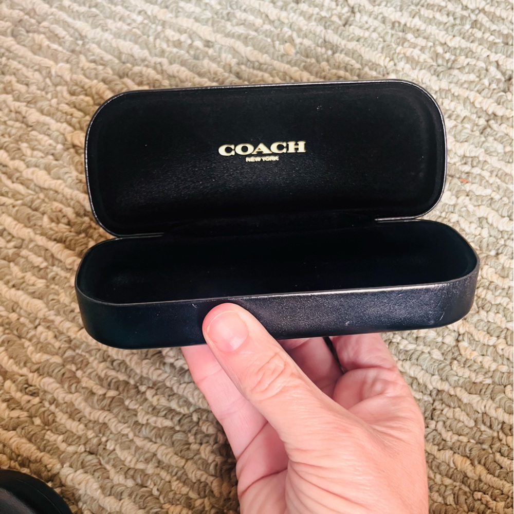 Coach Elegant Black Eyeglass Holder